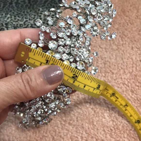 Rhinestone head piece /wedding /sweet 16/ special party - Picture 10 of 12
